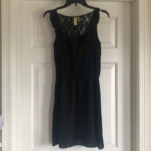 Black lace dress